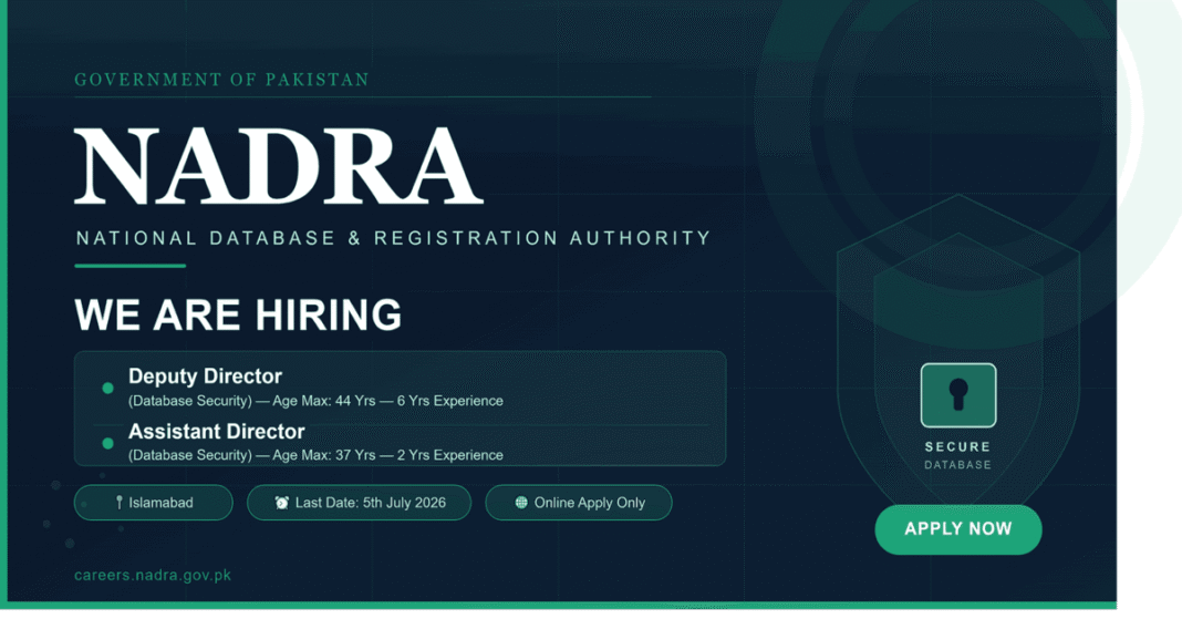 NADRA Jobs 2026