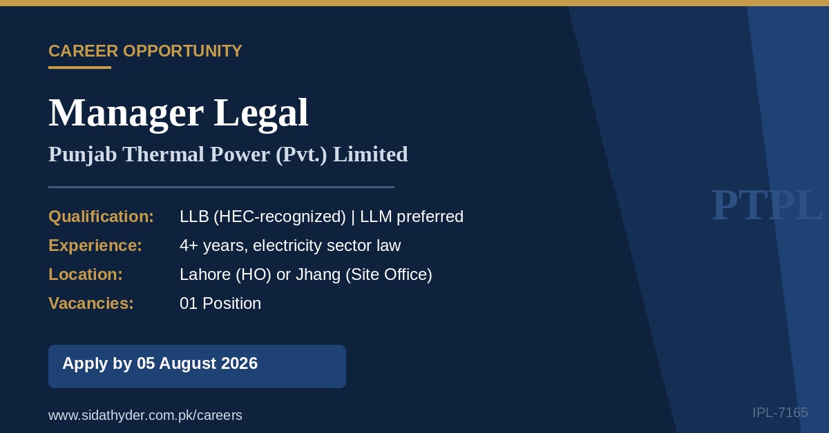 Manager Legal NBP Jobs 2026