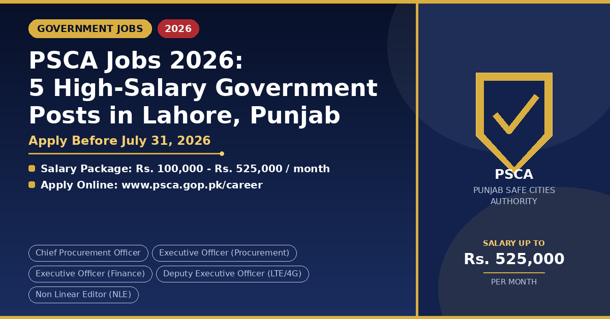PSCA Jobs 2026