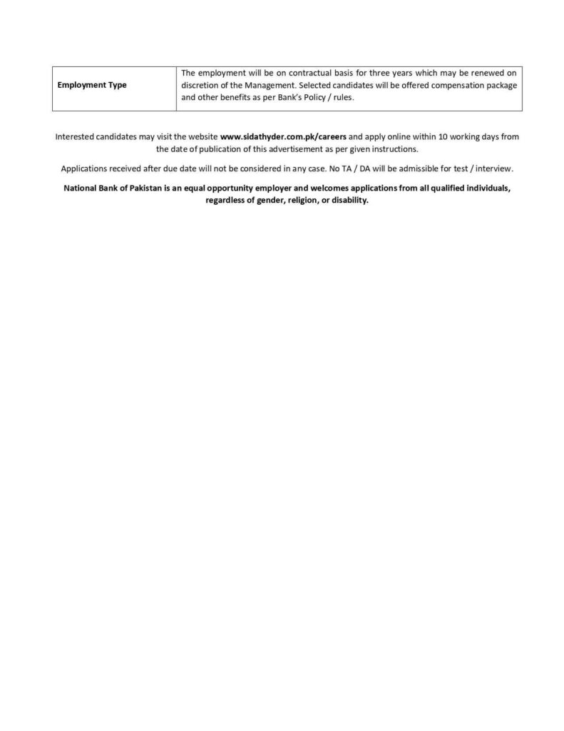 NBP Jobs 2026 Apply Now