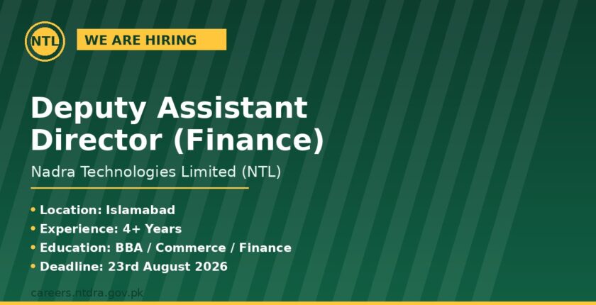 NADRA Careers 2026