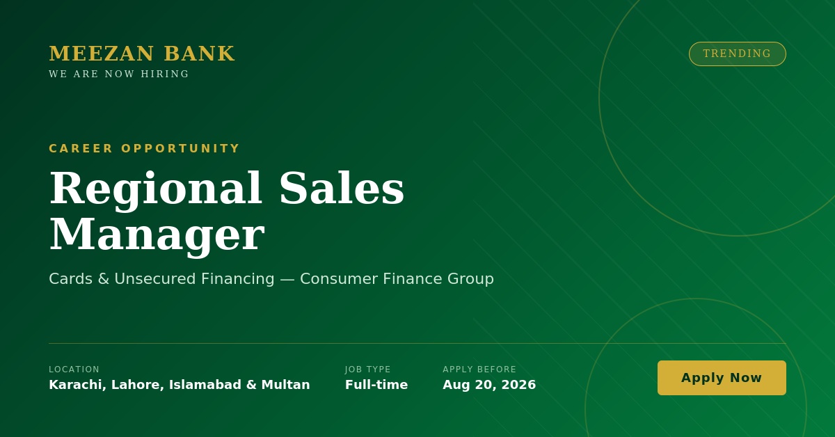 Meezan Bank Jobs Online Apply