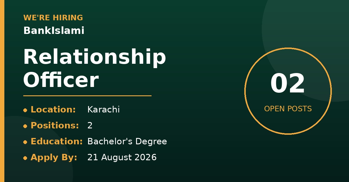 BankIslami Careers
