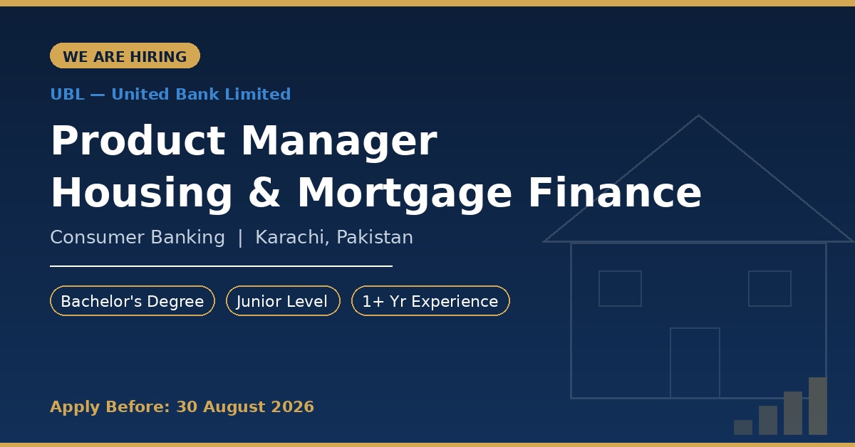 UBL Bank Jobs 2026