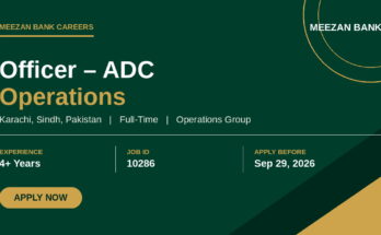 Meezan Bank Career Opportunity 2026