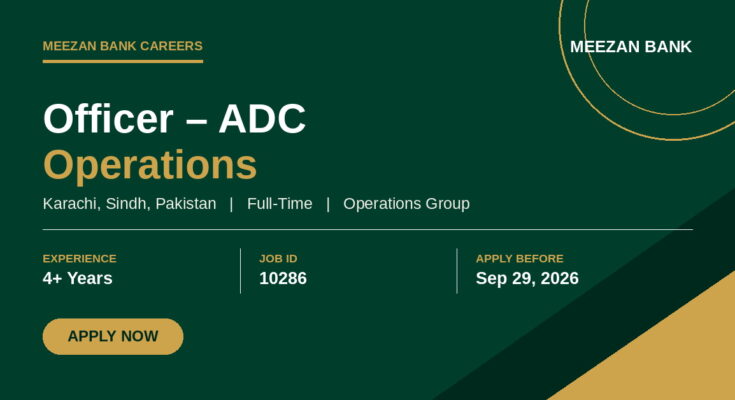 Meezan Bank Career Opportunity 2026