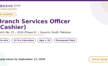 Meezan Bank Job