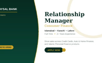 Faysal Bank is Hiring