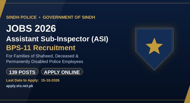 Sindh Police Jobs 2026