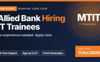 Allied Bank MTIT Jobs 2026