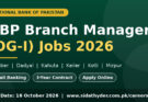 NBP Branch Manager (OG-I) Jobs 2026 in AJK