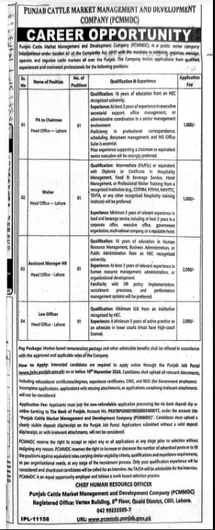 PCMMDC Jobs 2026