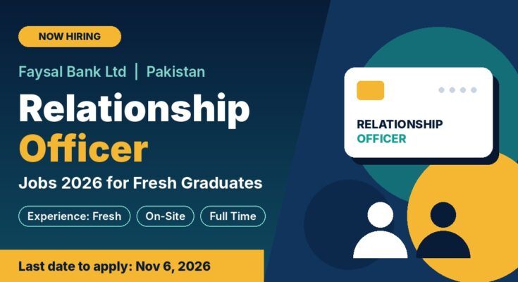 Faysal Bank Relationship Officer Jobs 2026