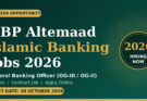 NBP Altemaad Islamic Banking Jobs 2026: General Banking Officer, Apply Online