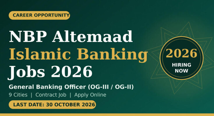NBP Altemaad Islamic Banking Jobs 2026
