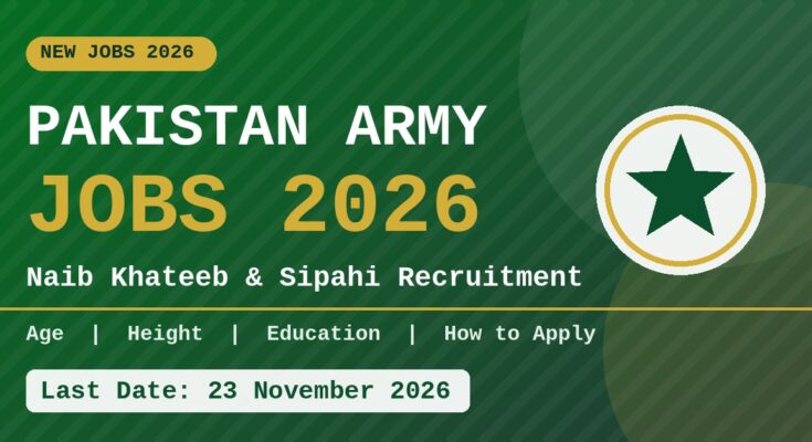 Pakistan Army Jobs 2026