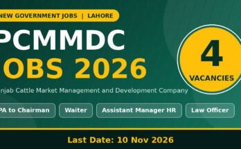 PCMMDC Jobs 2026