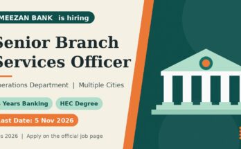 Senior Branch Services Officer Jobs 2026